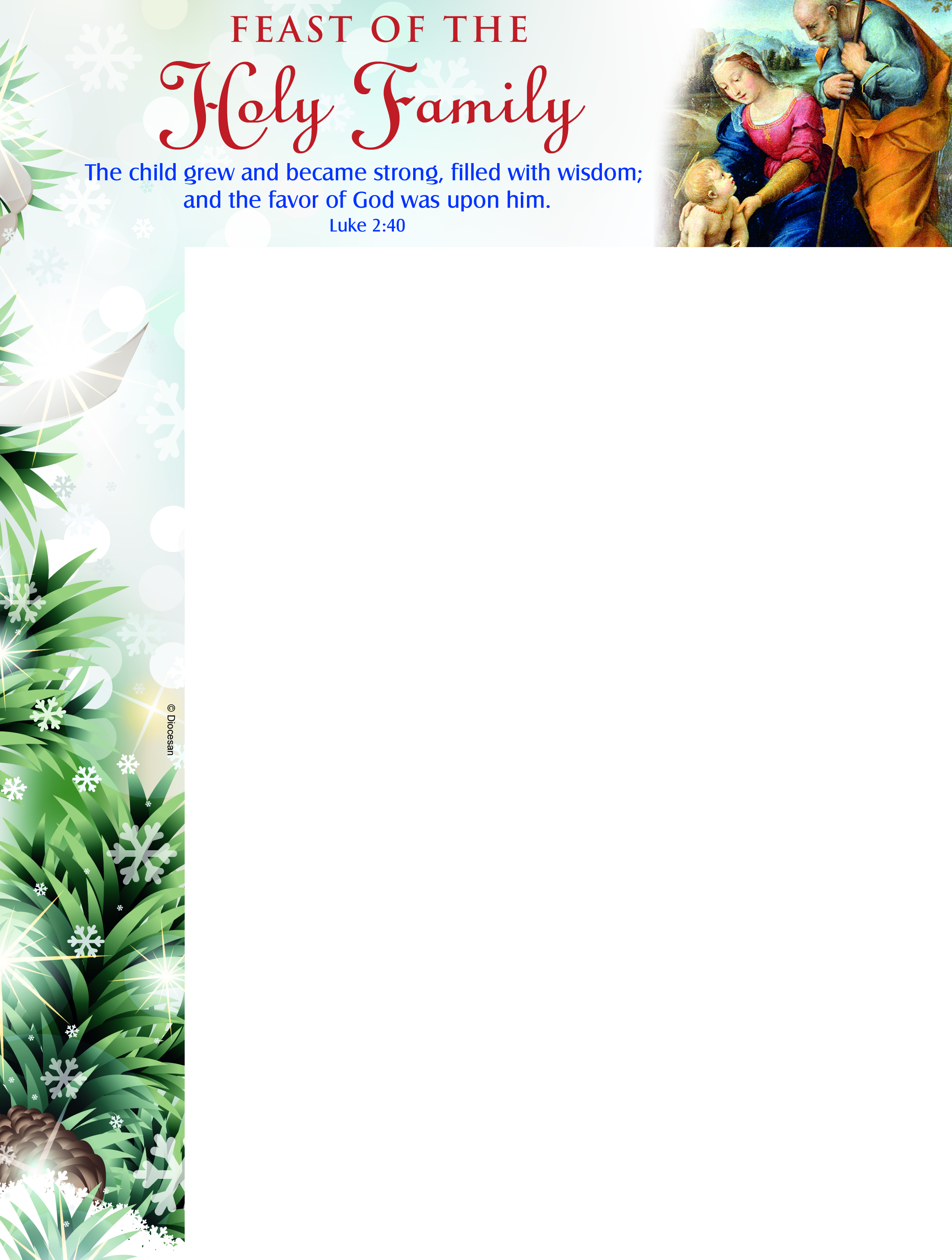 Holy Family Pine Wrapper 1 Holy Family Pine Wrapper