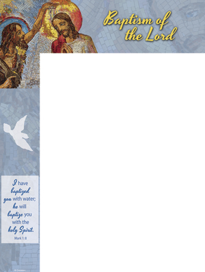 Baptism of the Lord Mosaic Wrapper
