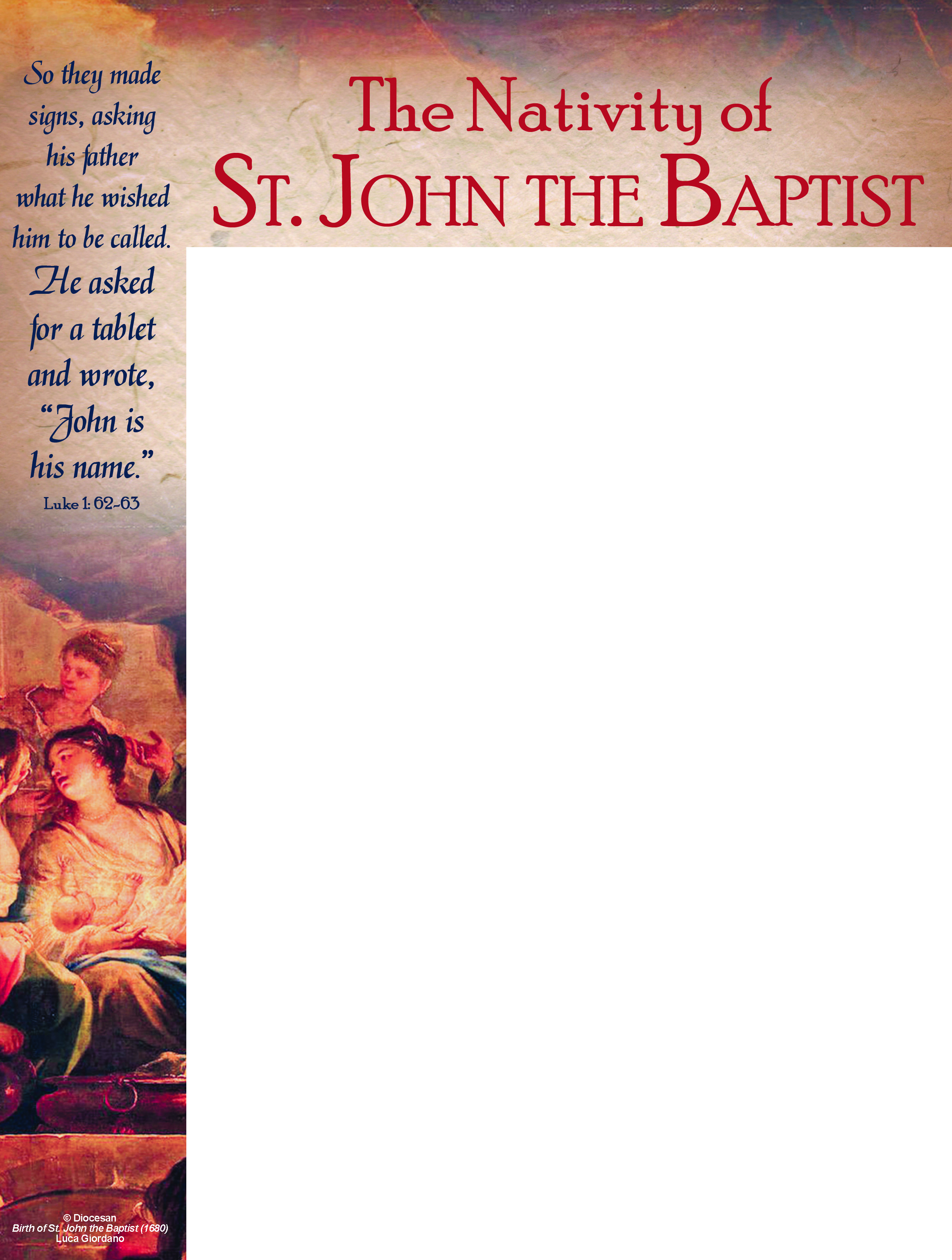 John the Baptist 2018 Traditional Wrapper 1 John the Baptist 2018 Traditional Wrapper