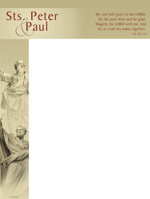 Sts. Peter and Paul Statues Wrapper