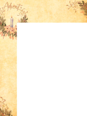 Advent Watercolor Week 1 Wrapper