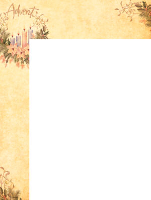 Advent Watercolor Week 4 Wrapper