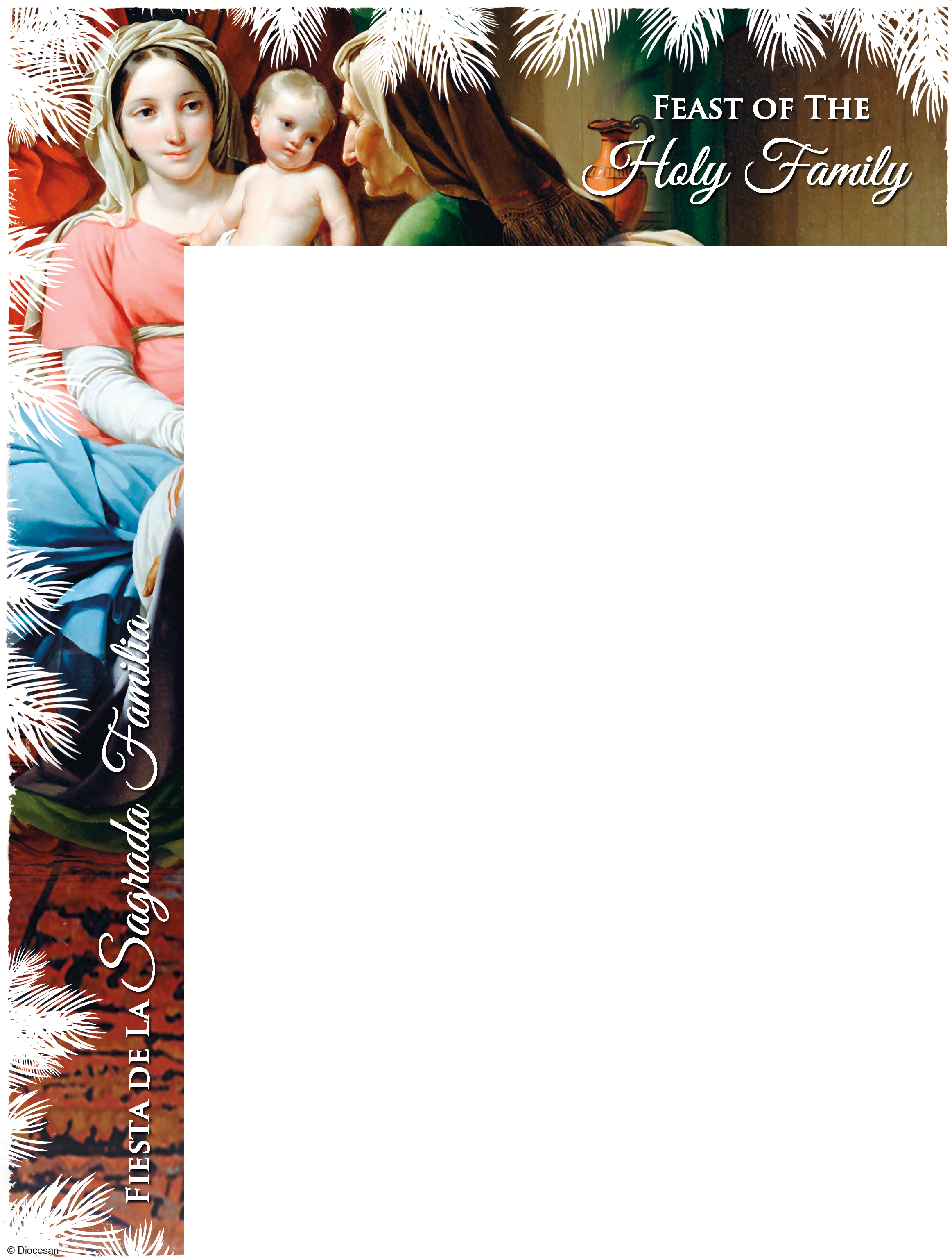 Feast of the Holy Family Bilingual Wrapper 1 Feast of the Holy Family Bilingual Wrapper