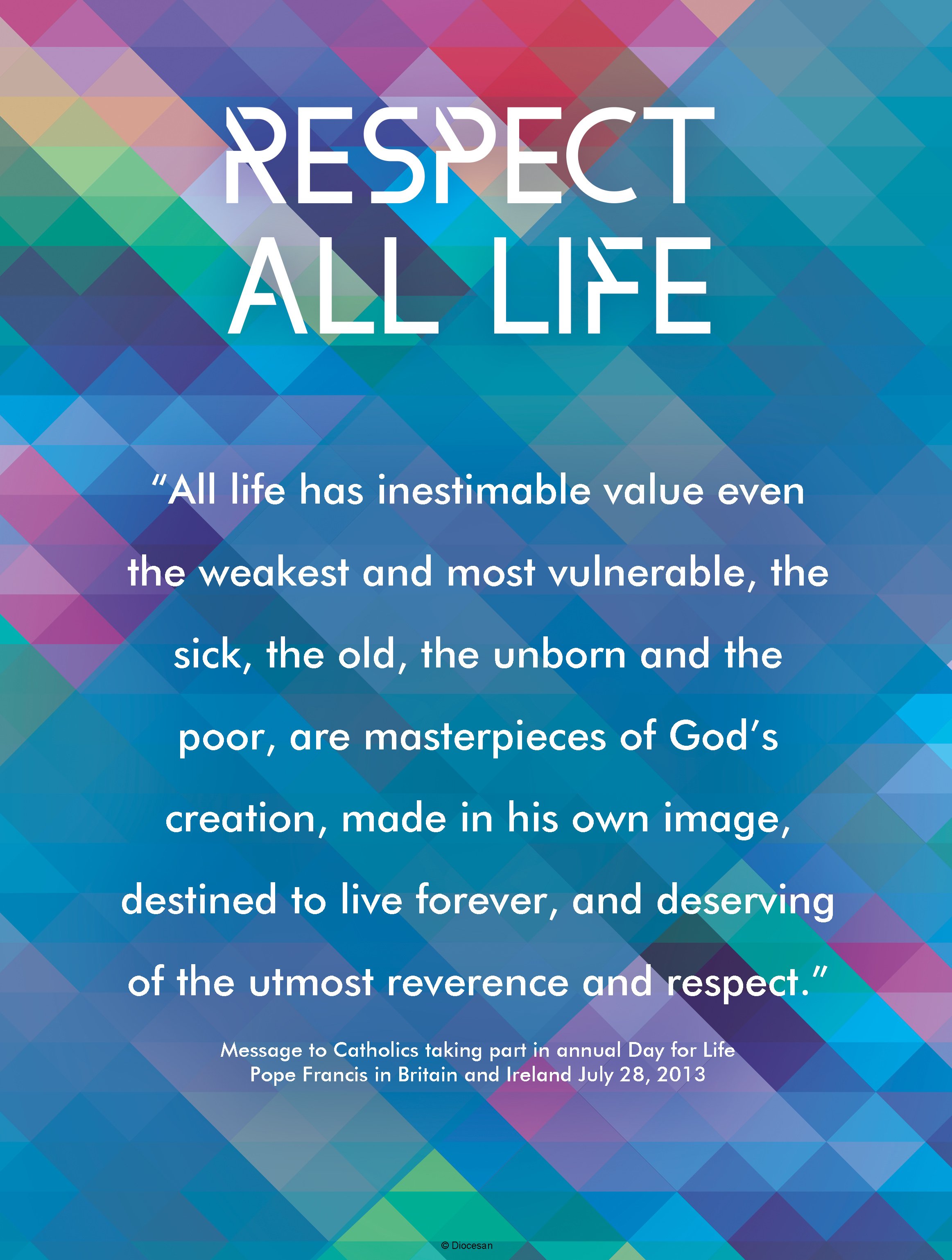 Respect Life - Day For Life Quote 1 Respect Life - Day For Life Quote