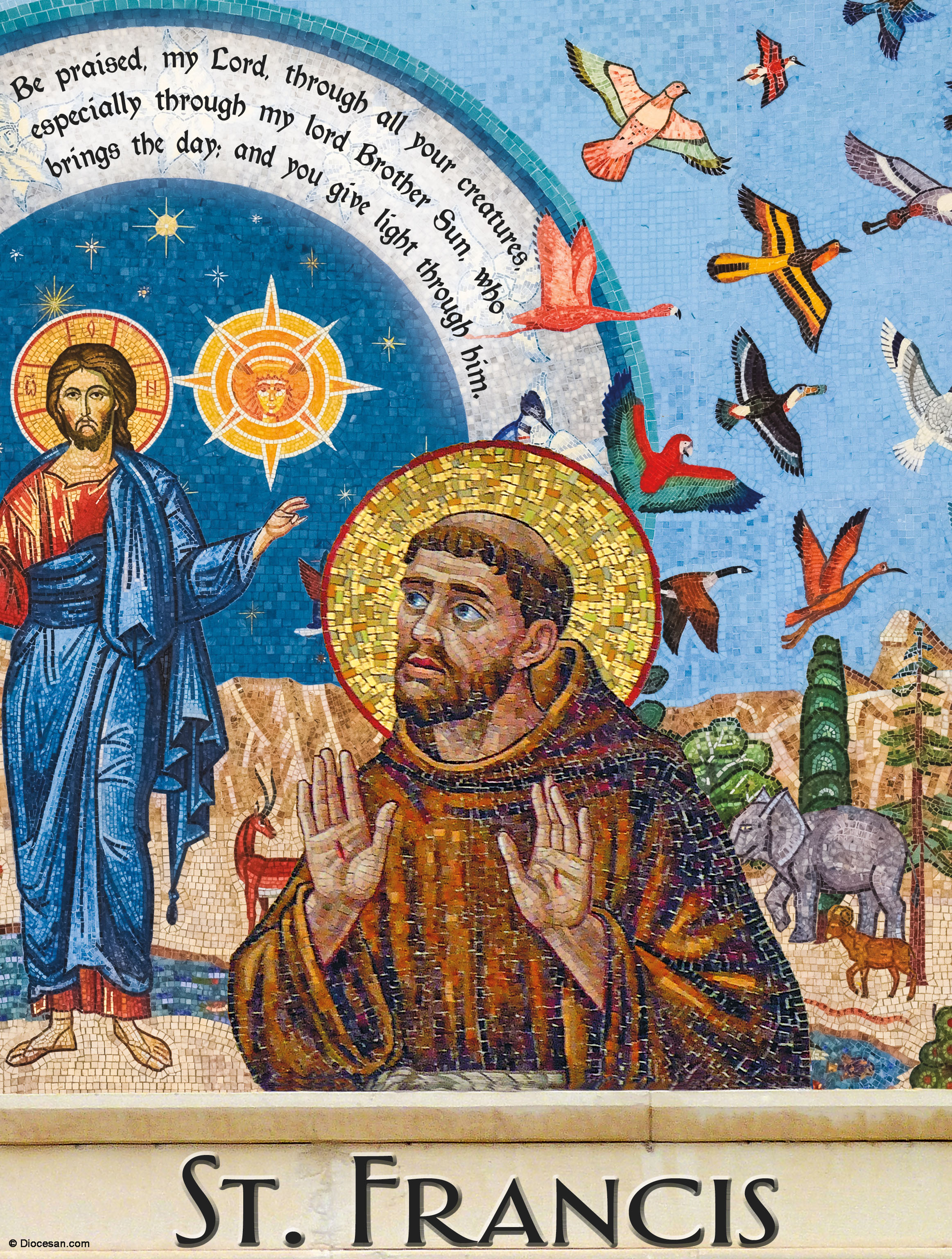 St St. Francis Mosaic