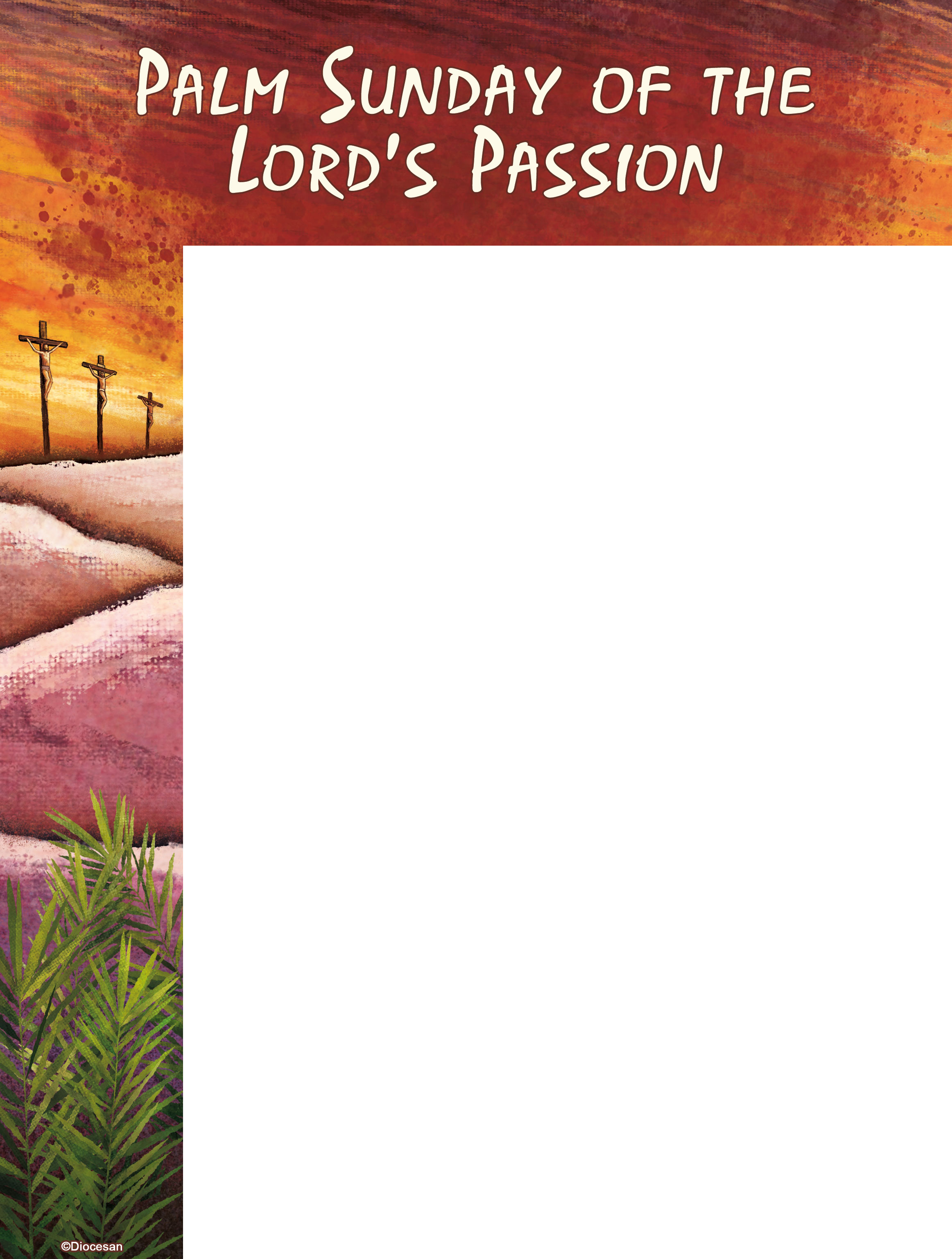 Palm Passion Hosanna Wrapper 1 Palm Passion Hosanna Wrapper