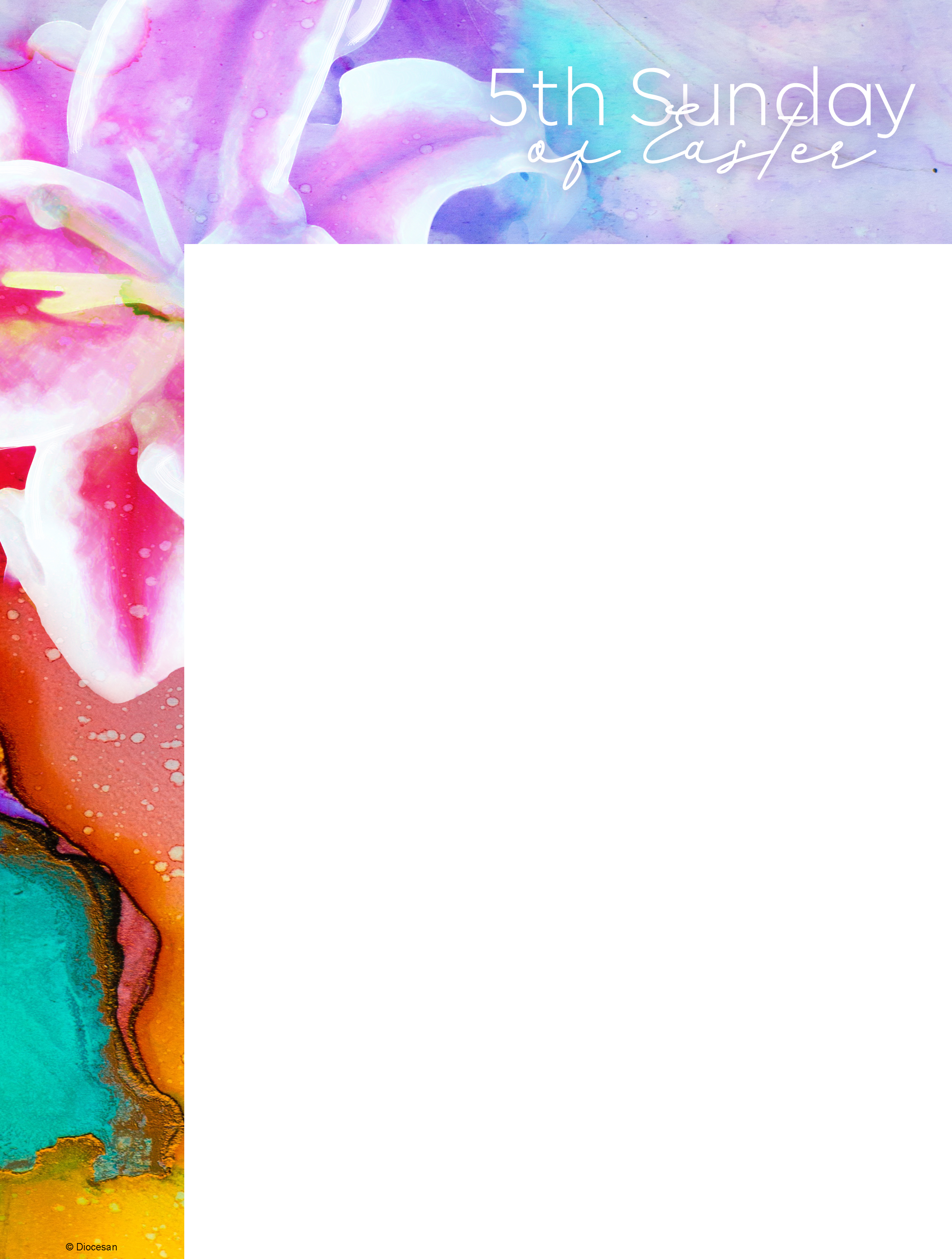 Colorful 5th Sunday of Easter Wrapper 1 Colorful 5th Sunday of Easter Wrapper