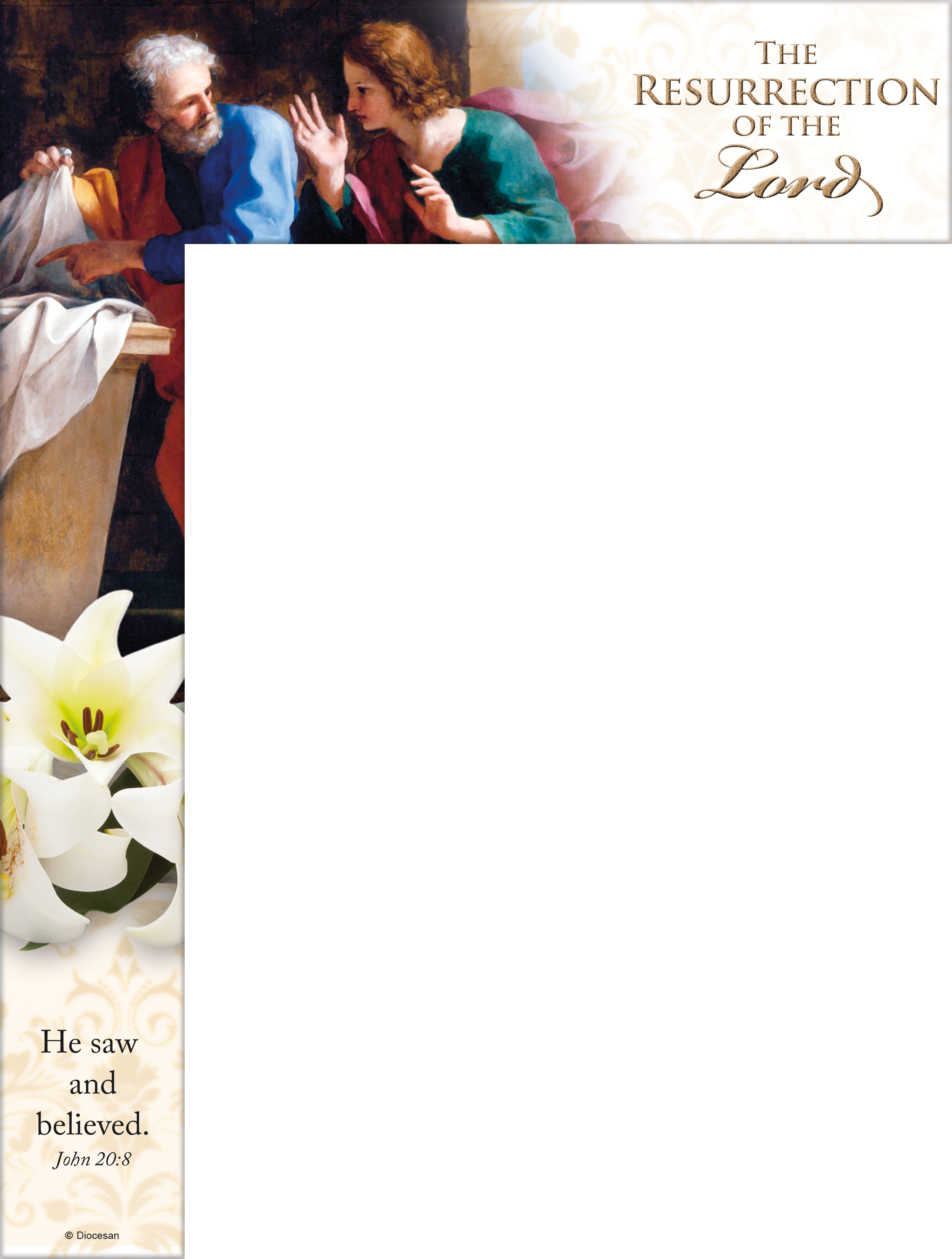 Easter -He Saw and Believed - Wrapper 1 Easter -He Saw and Believed - Wrapper