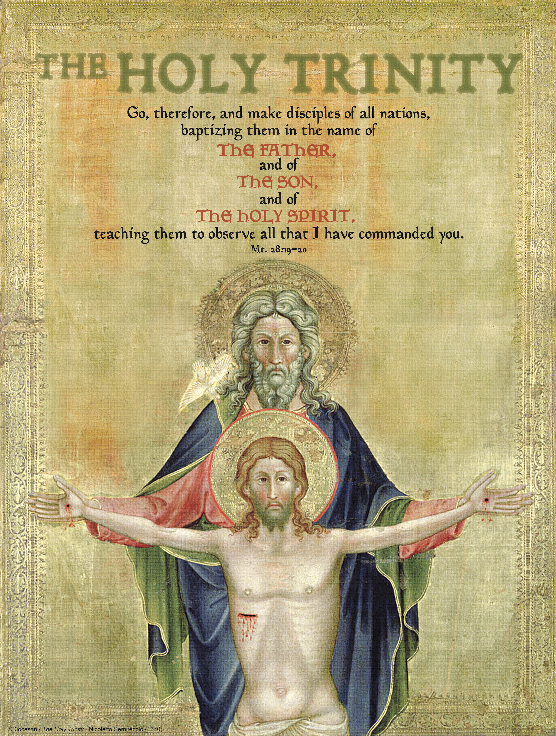 The Holy Trinity 1 The Holy Trinity