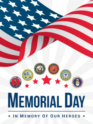 In Memory of Our Heroes Badges