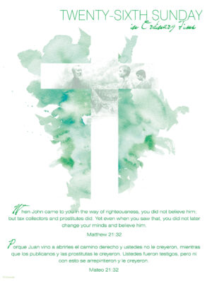 Ordinary Time - Week 26 - Watercolor - Bilingual