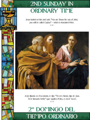 2nd Sunday of Ordinary Time - Stained Glass - Bilingual