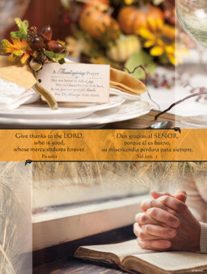 Thanksgiving Prayer - Bilingual