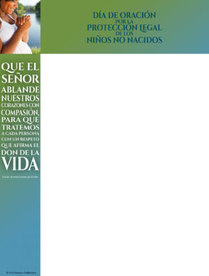 Prayer for Protection of the Unborn - Spanish Wrapper