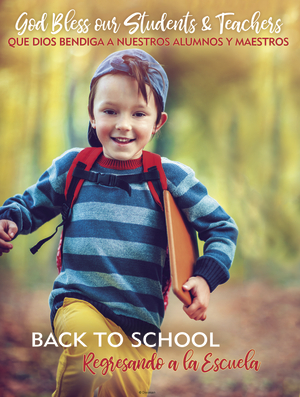 God Bless Students and Teachers - Bilingual