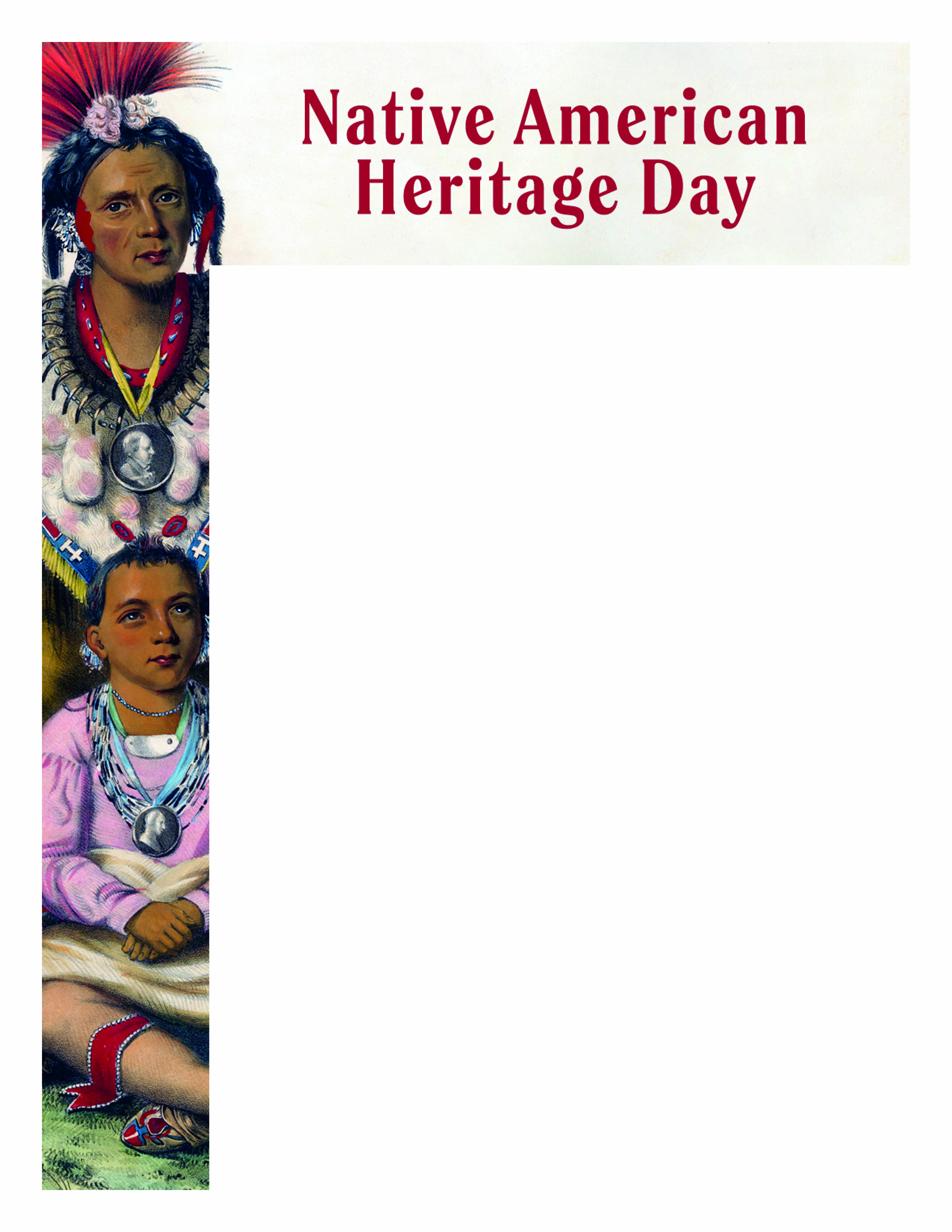 Native American Heritage Day - Parent and Child - Wrapper 1 Native American Heritage Day - Parent and Child - Wrapper