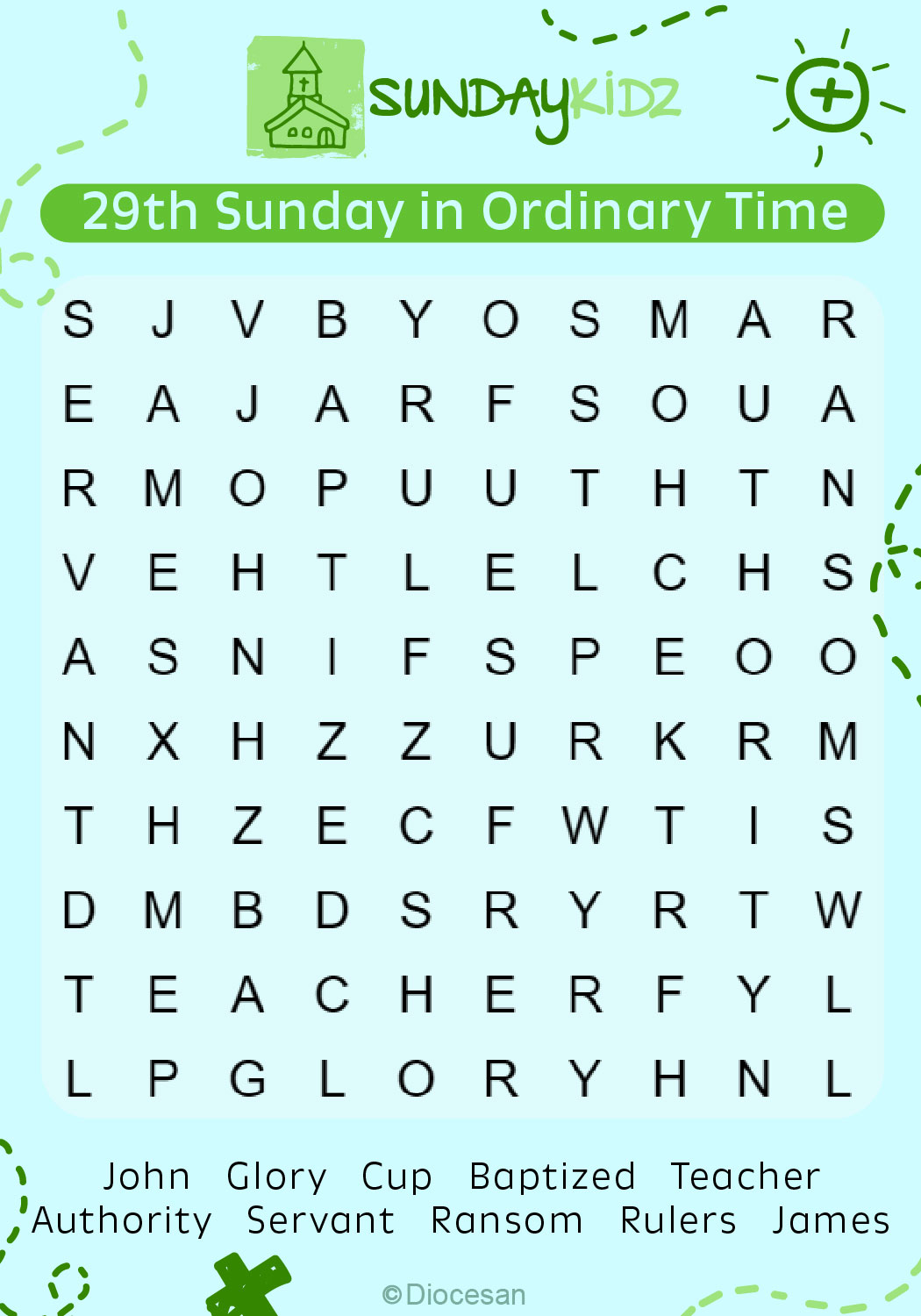 29th Sunday OT Cycle B Vertical 1 29th Sunday OT Cycle B Vertical