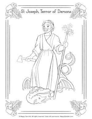 Saint Joseph Terror of Demons
