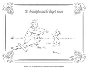 Saint Joseph and Baby Jesus