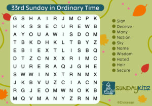 33rd Sunday OT Cycle C Horizontal