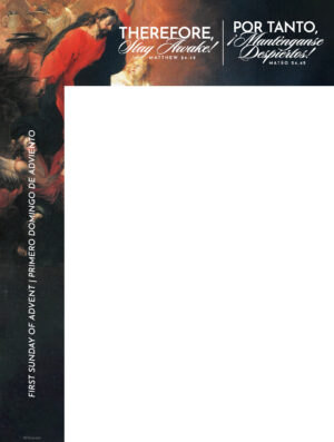 Therefore Stay Awake Advent Bilingual Wrapper