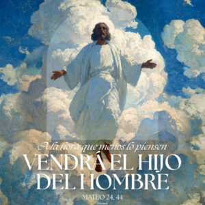 The Son of Man Will Come Advent Spanish Square