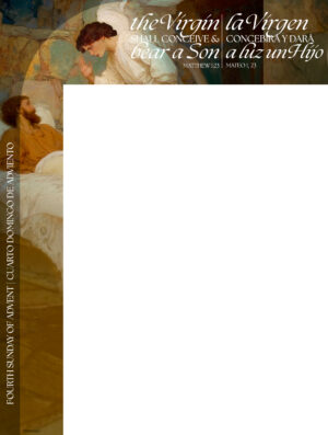 The Virgin Shall Bear a Son Advent Bilingual Wrapper
