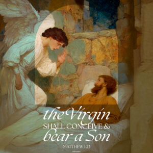 The Virgin Shall Bear a Son Advent Square