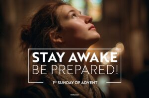 Stay Awake, Be Prepared Advent Half Page