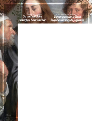 Go And Tell John. Advent Bilingual Wrapper