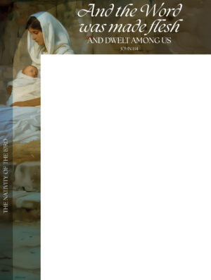 The Word Was Made Flesh Christmas Wrapper