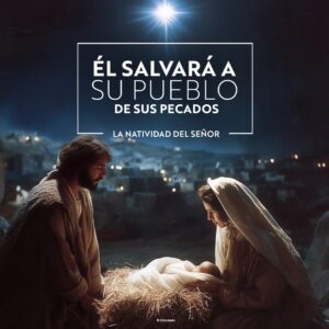 He Will Save His People Spanish Square