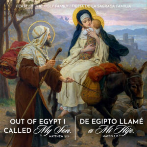 Out of Egypt Holy Family Bilingual Square