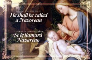 He Shall Be Called A Nazorean Bilingual Half Page