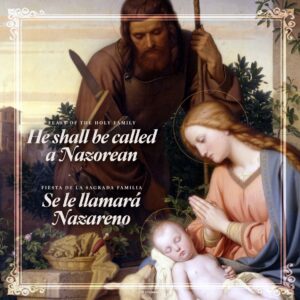 He Shall Be Called A Nazorean Bilingual Square