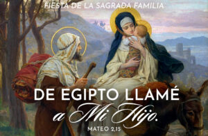 Out of Egypt Holy Family Spanish Half Page