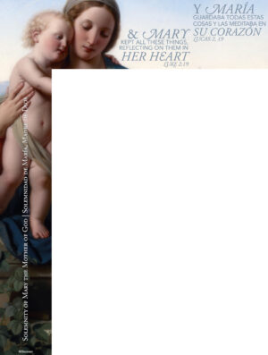 Mary Kept All These Things Mother of God Bilingual Wrapper