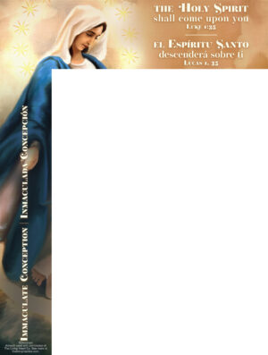 Immaculate Conception by The Living Heart Co. Bilingual Wrapper