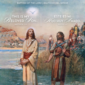 Beloved Son Baptism of the Lord Bilingual Square