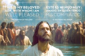 My Beloved Son. Bilingual Half Page