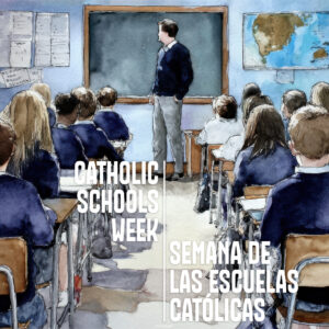 Catholic Schools Week Bilingual Square