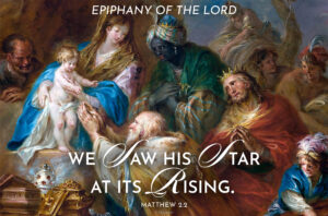 Saw His Star Epiphany Half Page