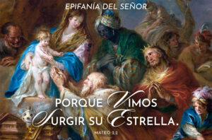 Saw His Star Epiphany Spanish Half Page