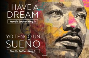 I Have A Dream. Bilingual Half Page