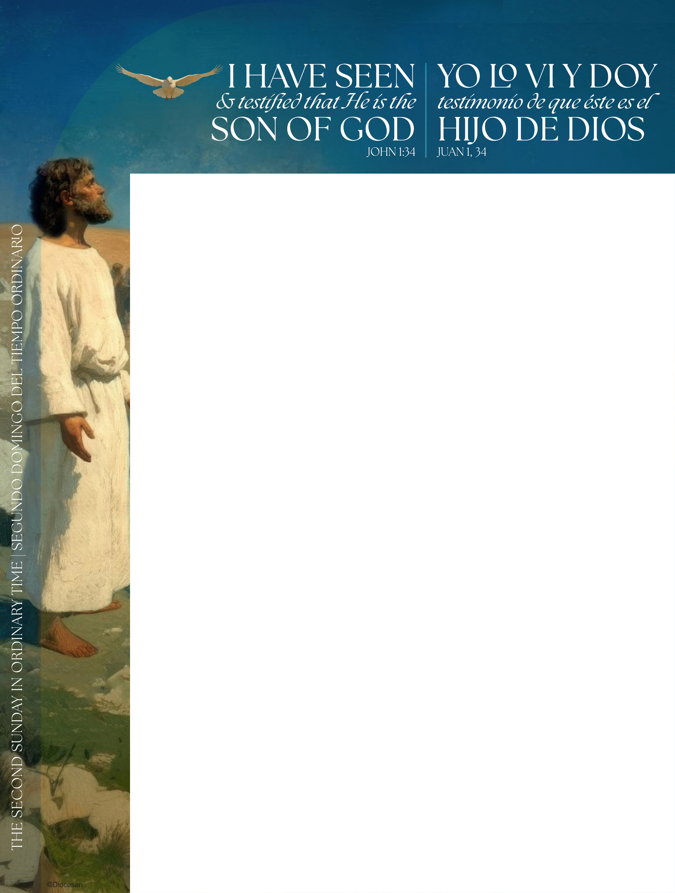 I Have Seen That He is the Son of God Bilingual Wrapper