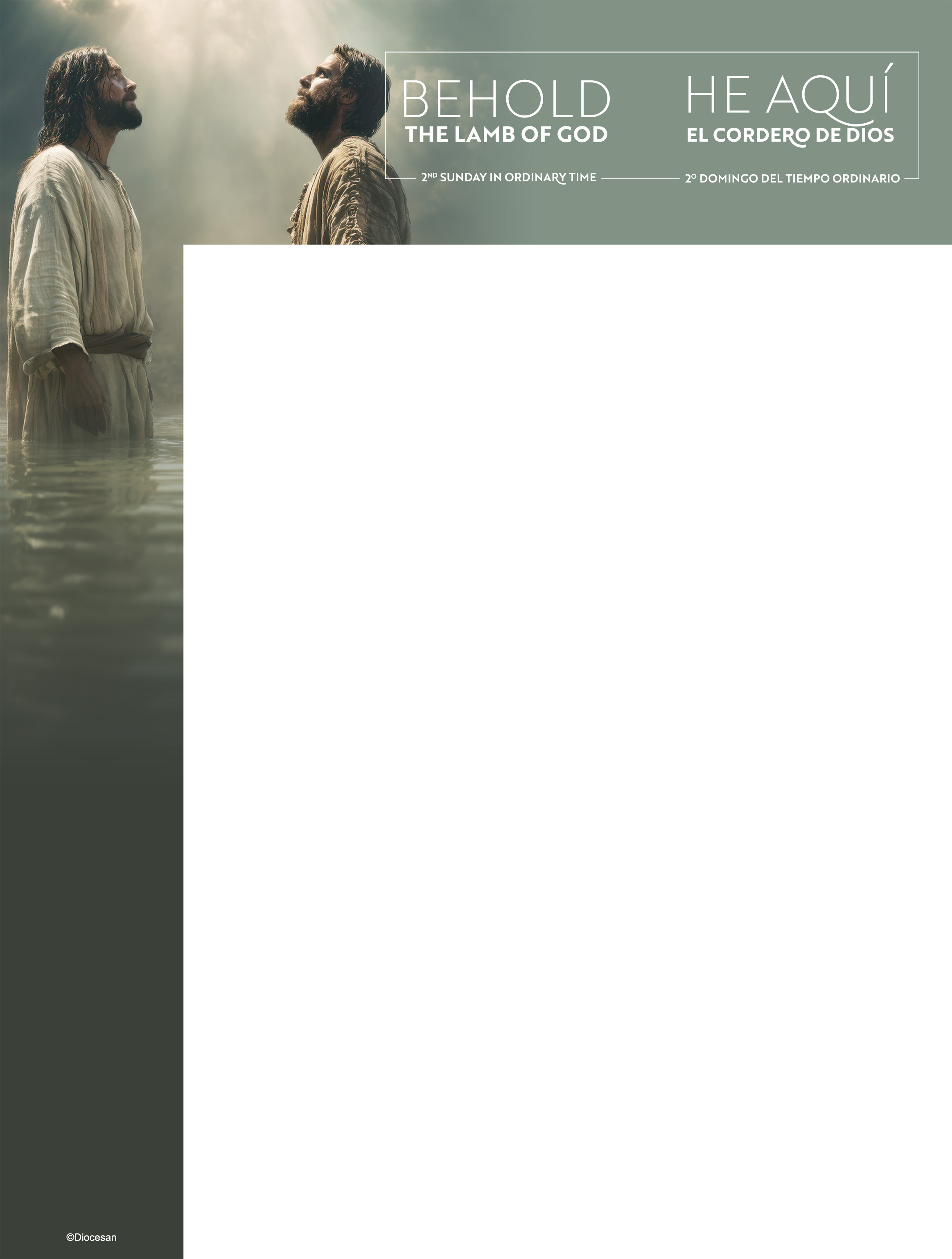 Behold The Lamb. Bilingual Wrapper