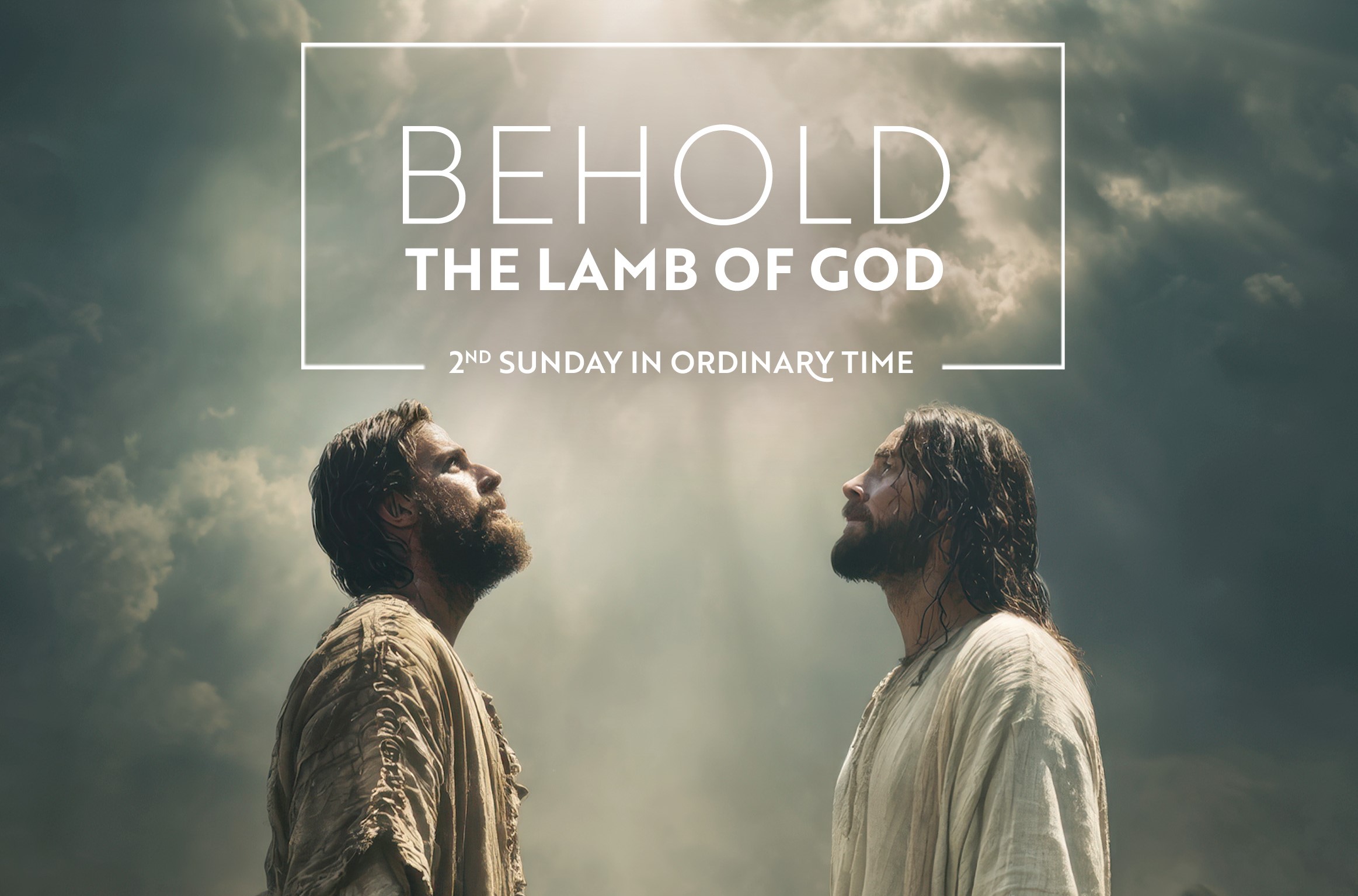 Behold The Lamb. Half Page