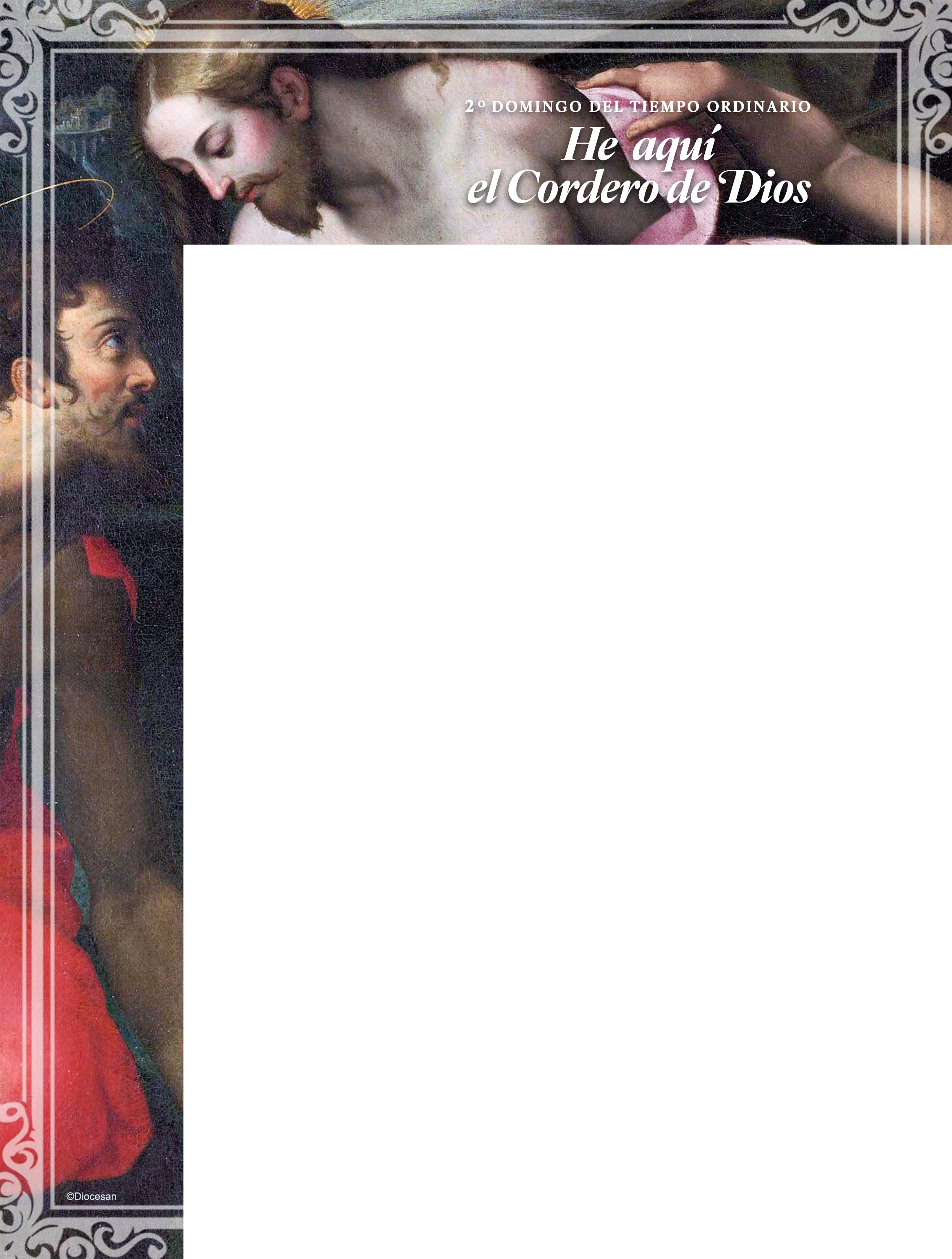 Behold the Lamb of God. Spanish Wrapper