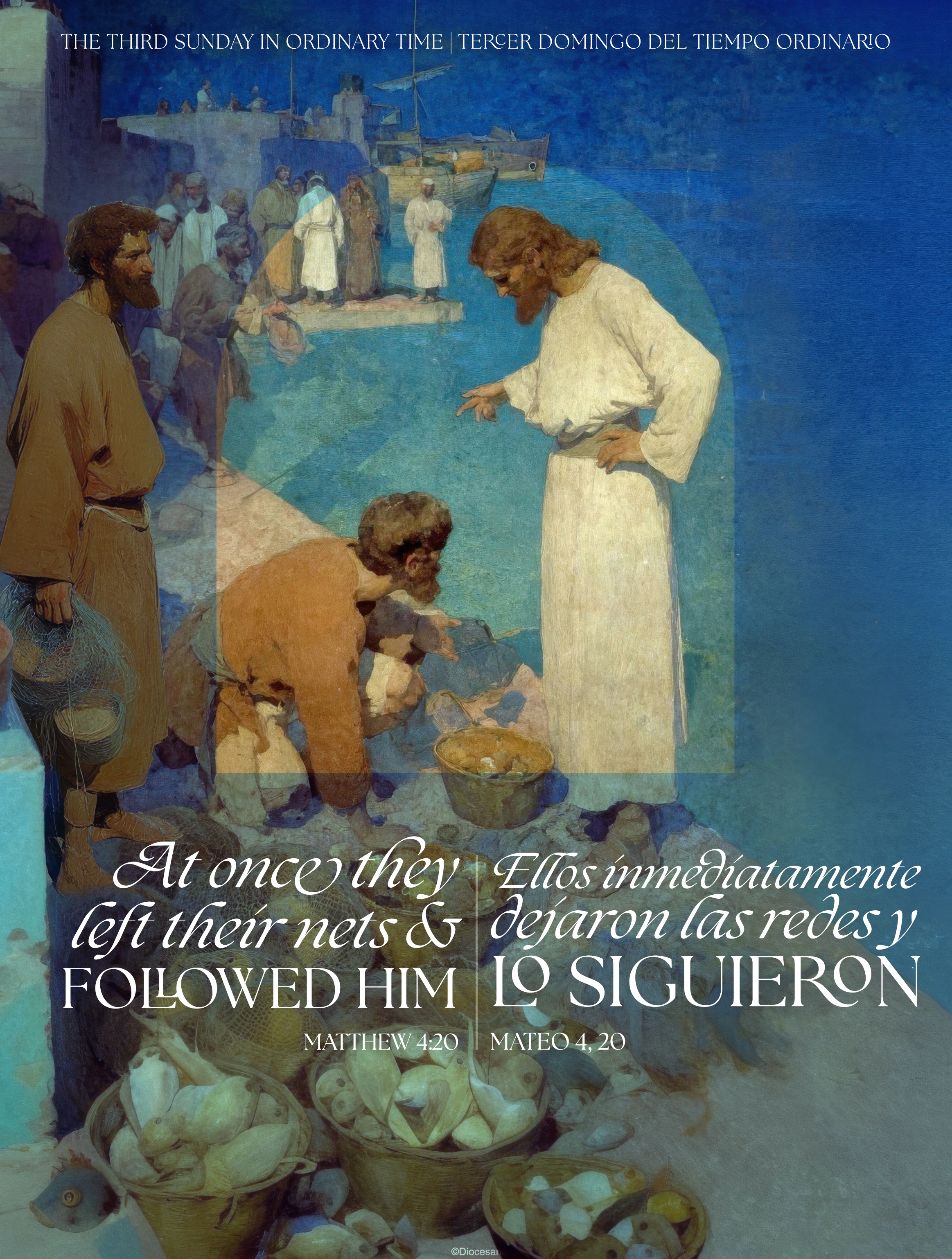 At Once They Followed Him Bilingual Cover