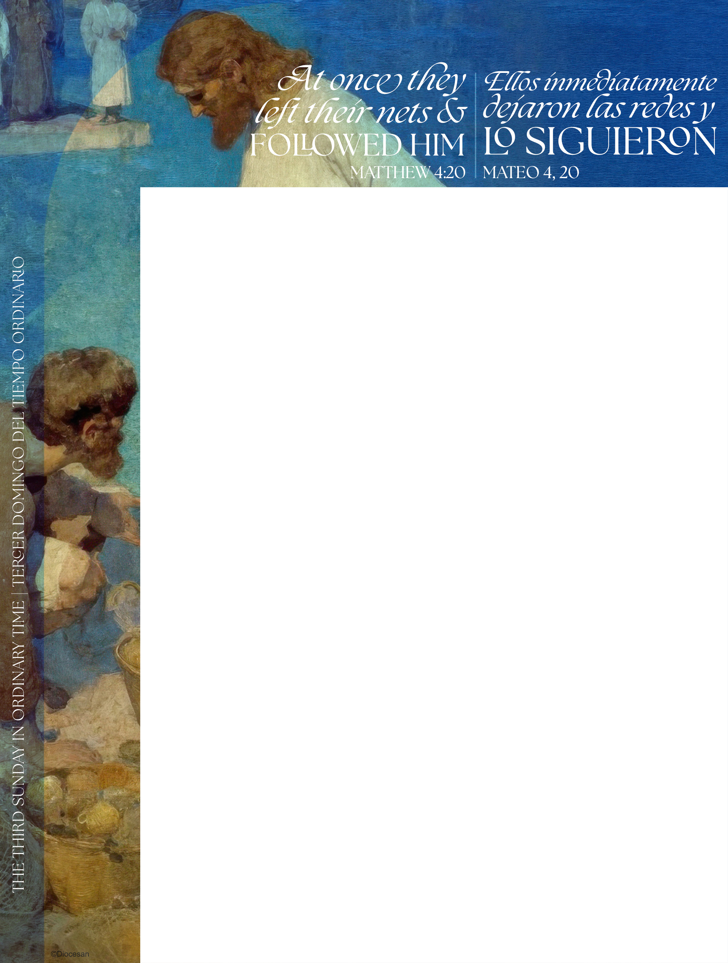 At Once They Followed Him Bilingual Wrapper